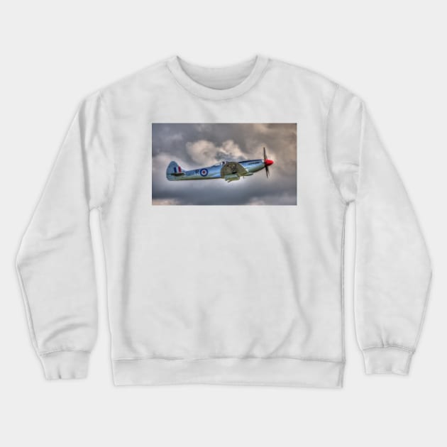 Supermarine Spitfire FR MkXVIIIe Crewneck Sweatshirt by Nigdaw